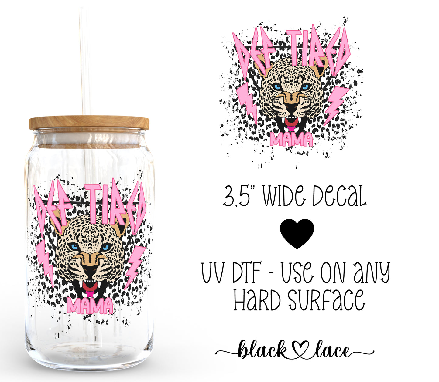 Def Tired Mama ~ Decal