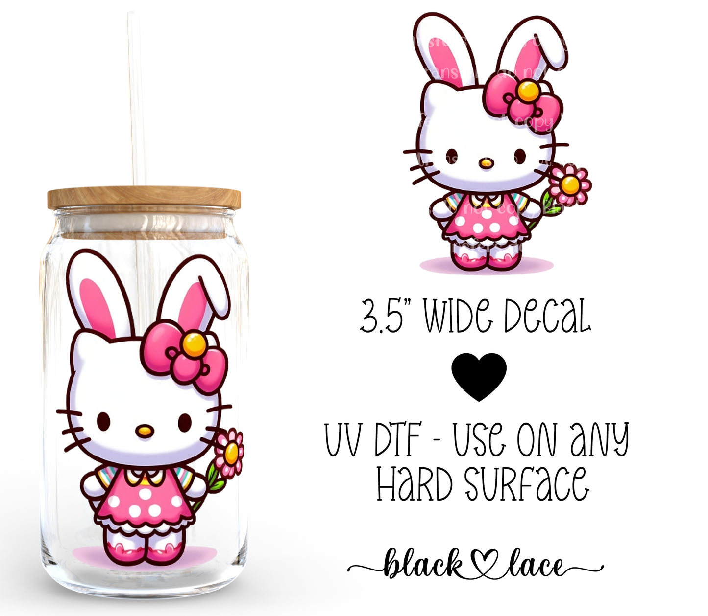 Kitty Easter ~ Decal