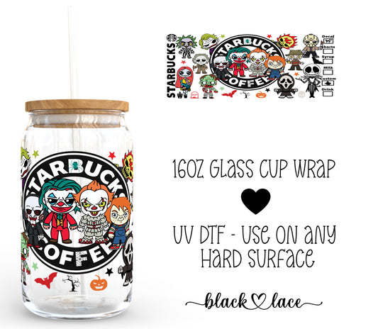 Halloween Starbucks ~16oz cup wrap