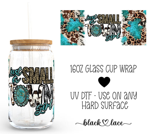 Small Tow Girl ~16oz cup wrap