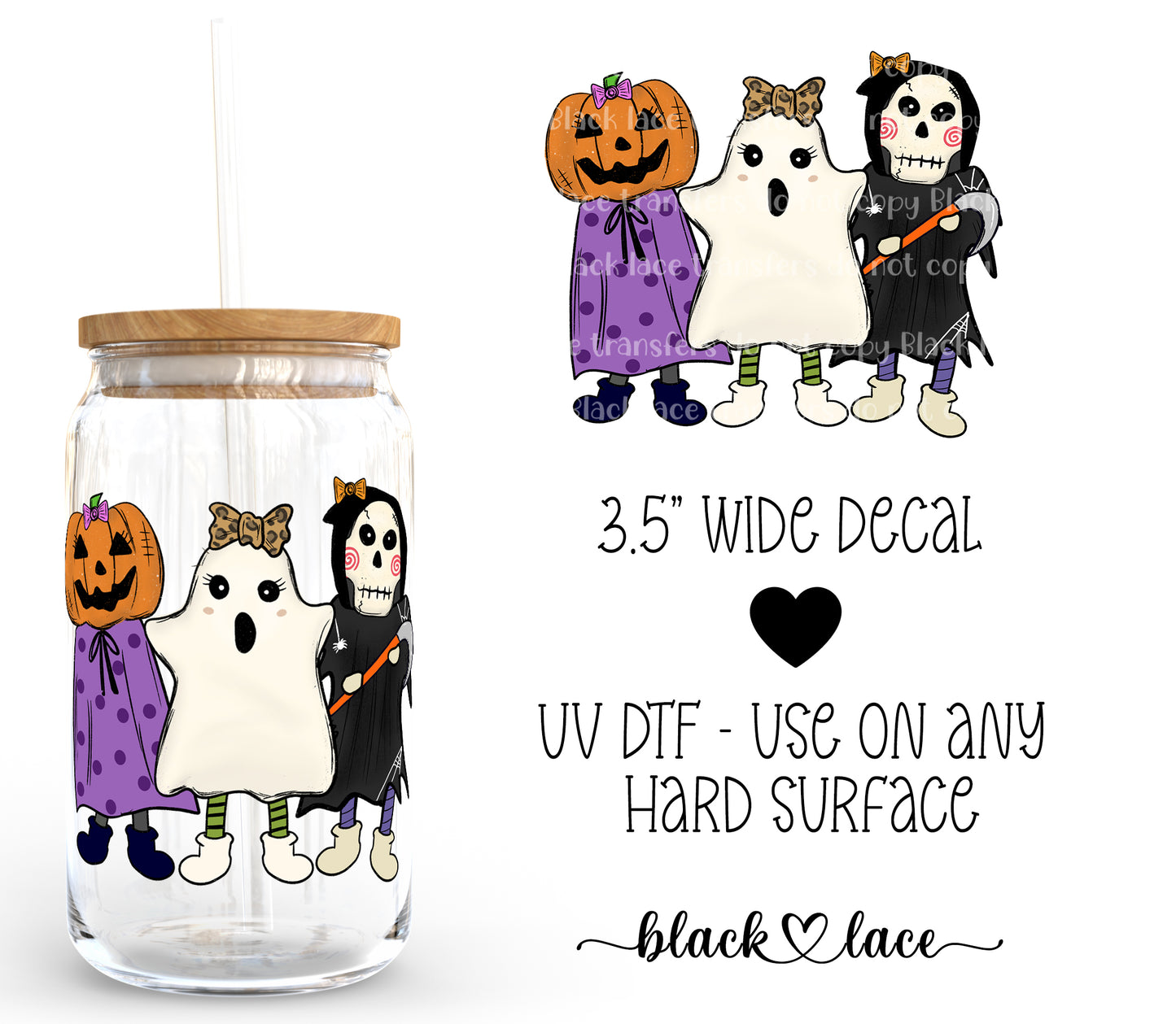 Halloween Friends ~ Decal