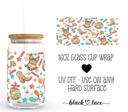 Showgirl Era ~ 16oz cup wrap