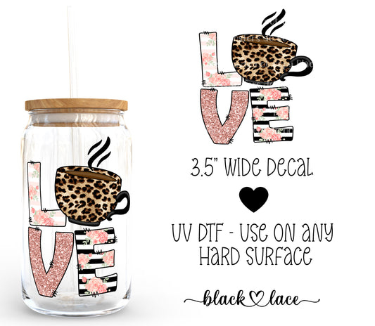 LOVE coffee ~ Decal