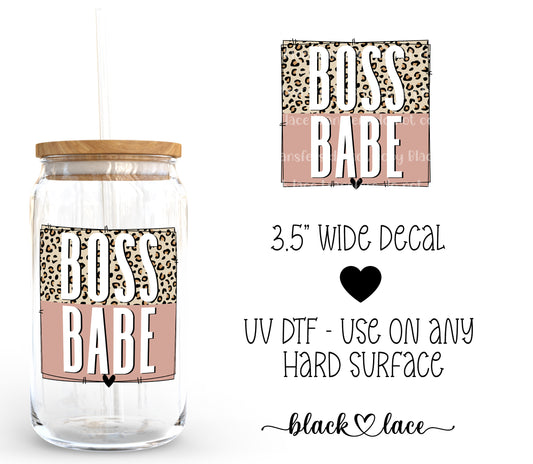 Boss Babe Square ~ Decal