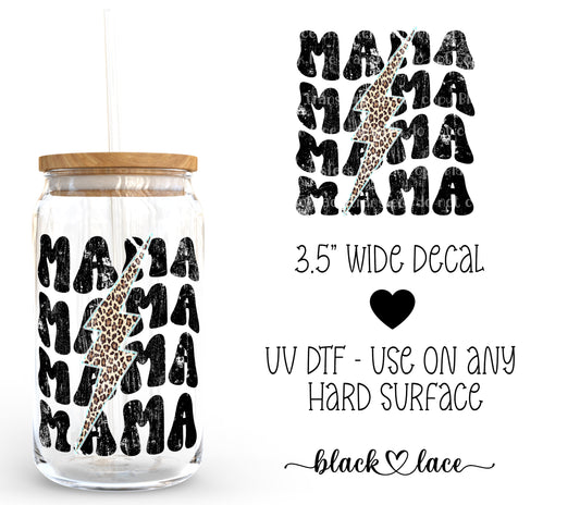 MAMA MAMA MAMA Leopard Lightning ~ Decal