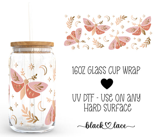 Celestial Boho ~16oz cup wrap