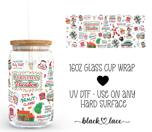 Christmas Vacation ~16oz cup wrap