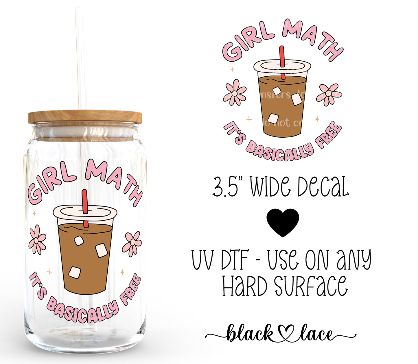 Girl Math ~ Decal