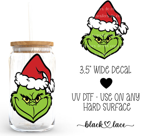 Grinch Red ~ Decal