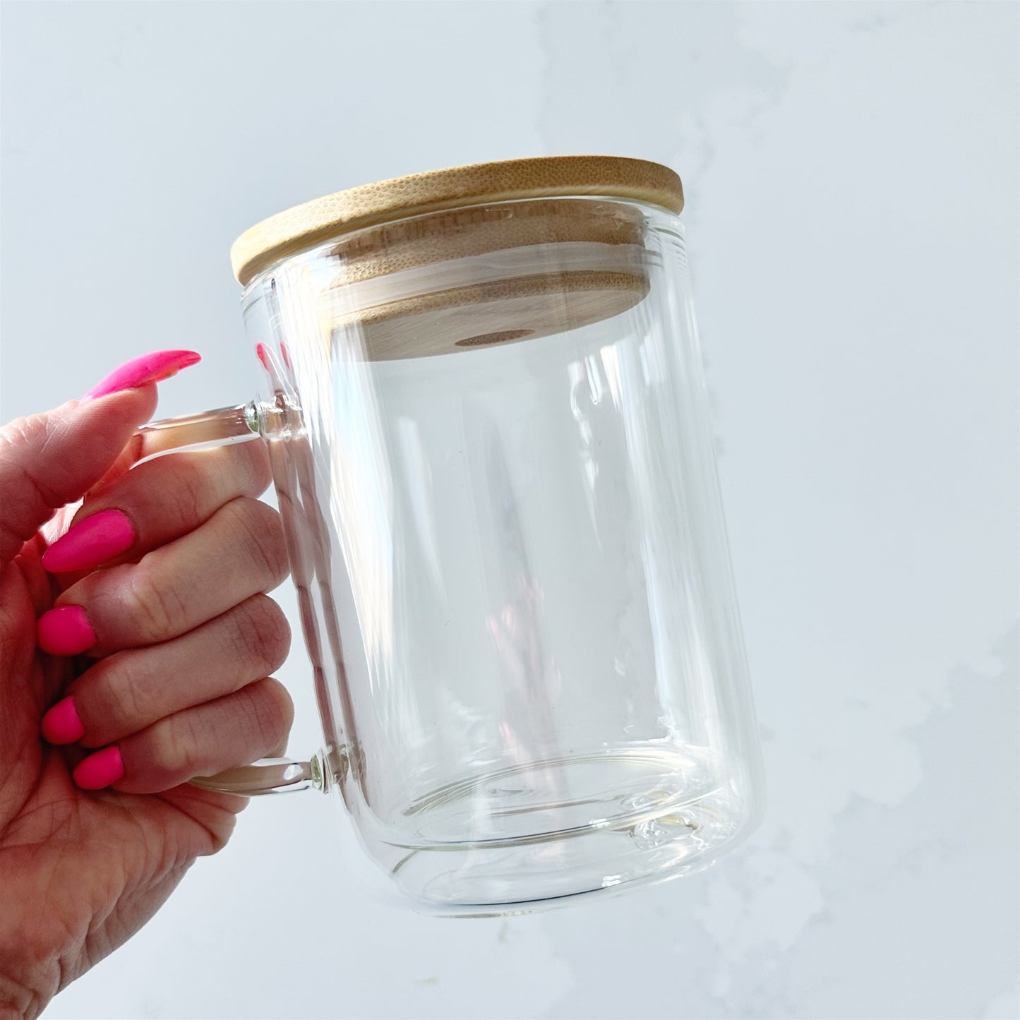 Snow Globe Cups with handle ~ 15oz