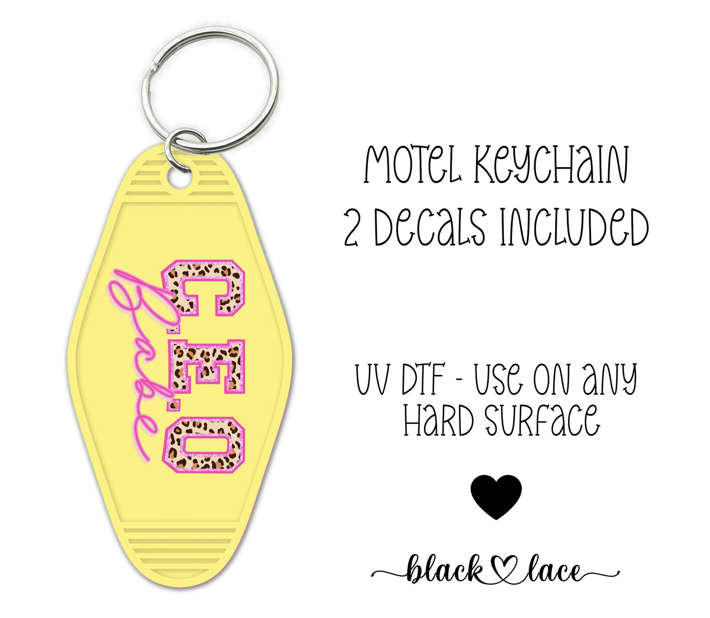 CEO Babe ~ Motel Keychains (2)