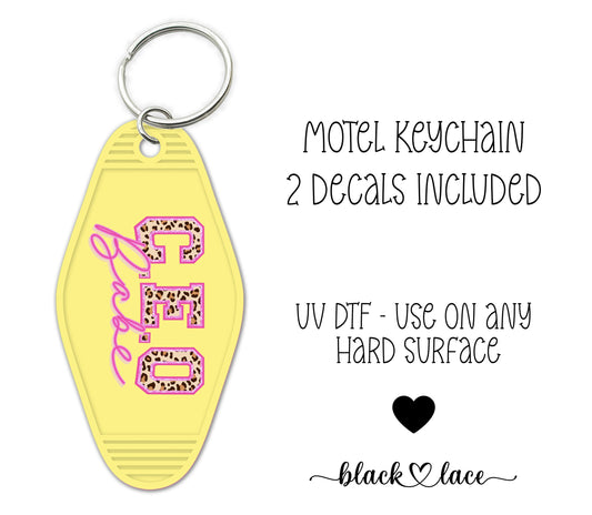 CEO Babe ~ Motel Keychains (2)