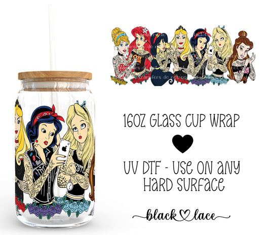 Tattoo Princess ~16oz cup wrap