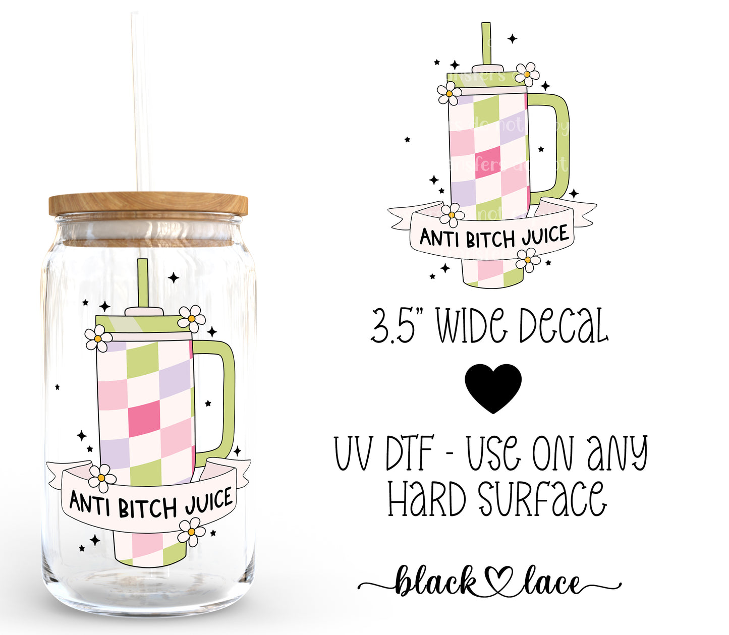 Anti Bitch Juice ~ Decal