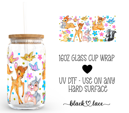 Bambi ~ 16oz cup wrap