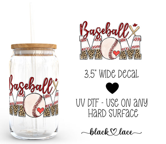 Baseball Mom ~ Decal