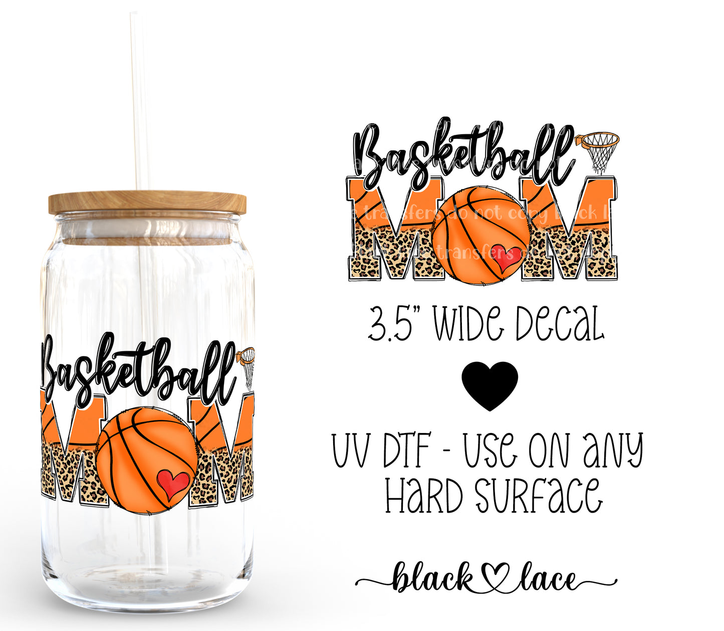 Basketball Mom ~ Decal