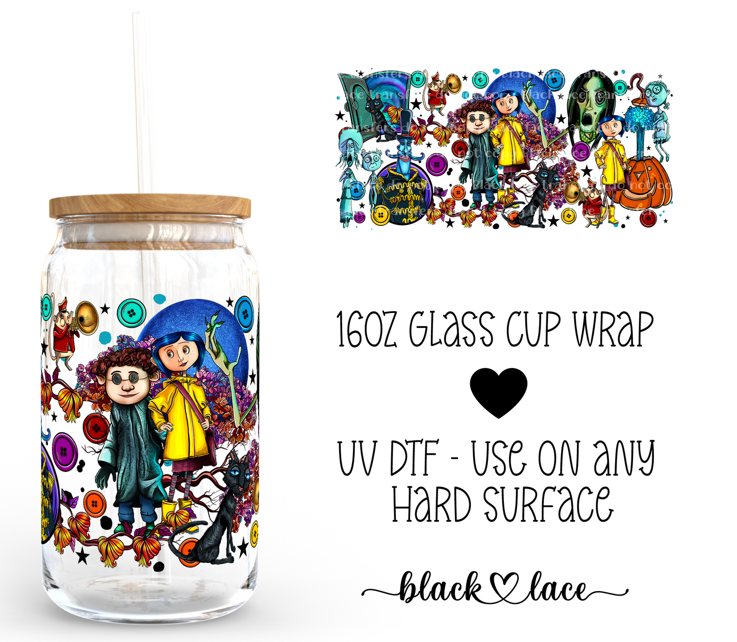 Be tricky ~ 16oz cup wrap