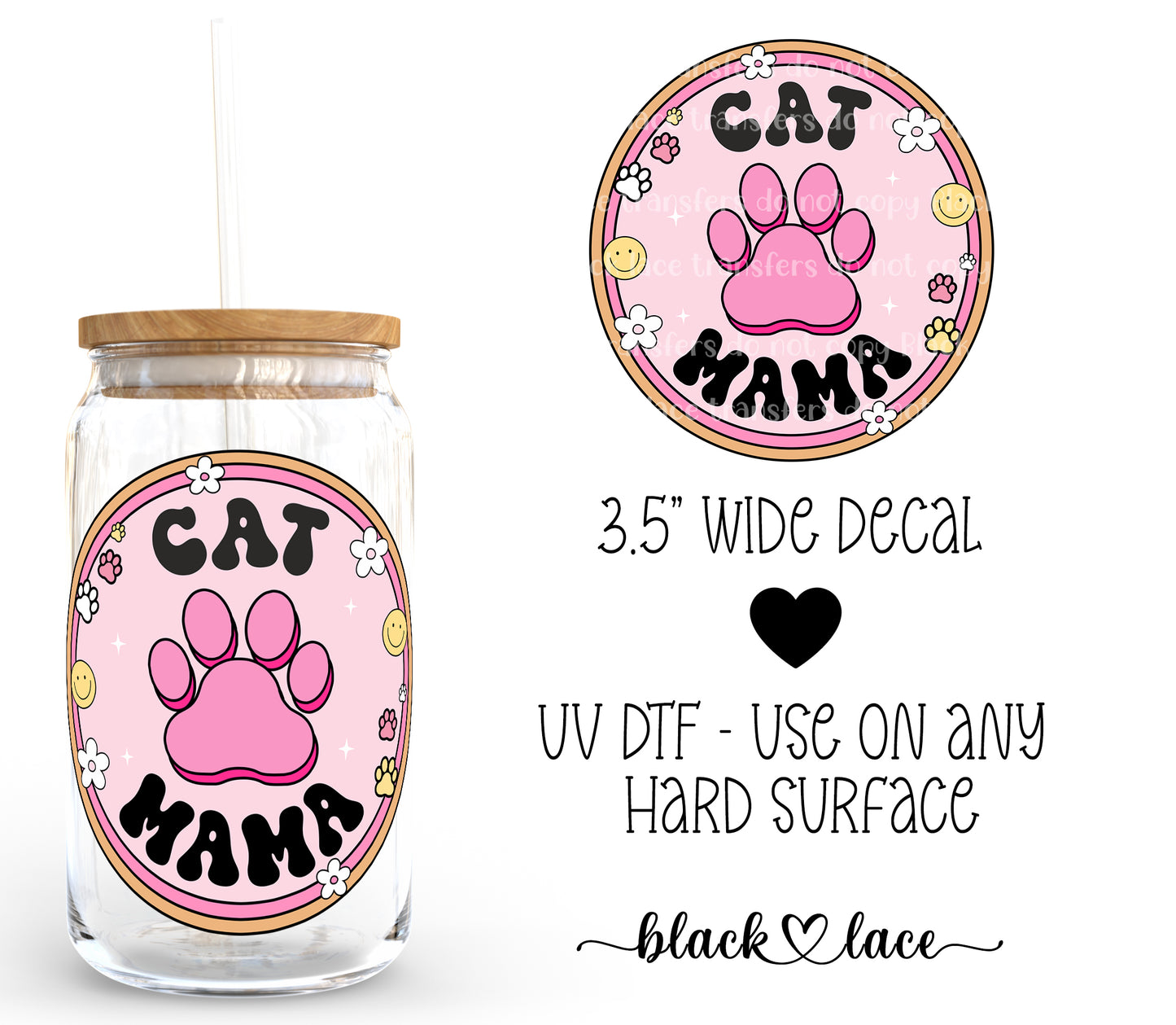 Cat Mama ~ Decal