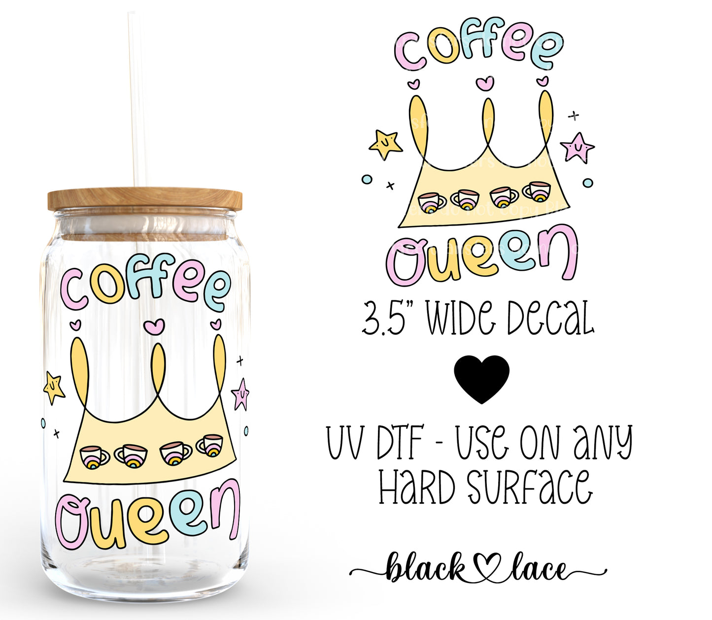 Coffee Queen ~ Decal