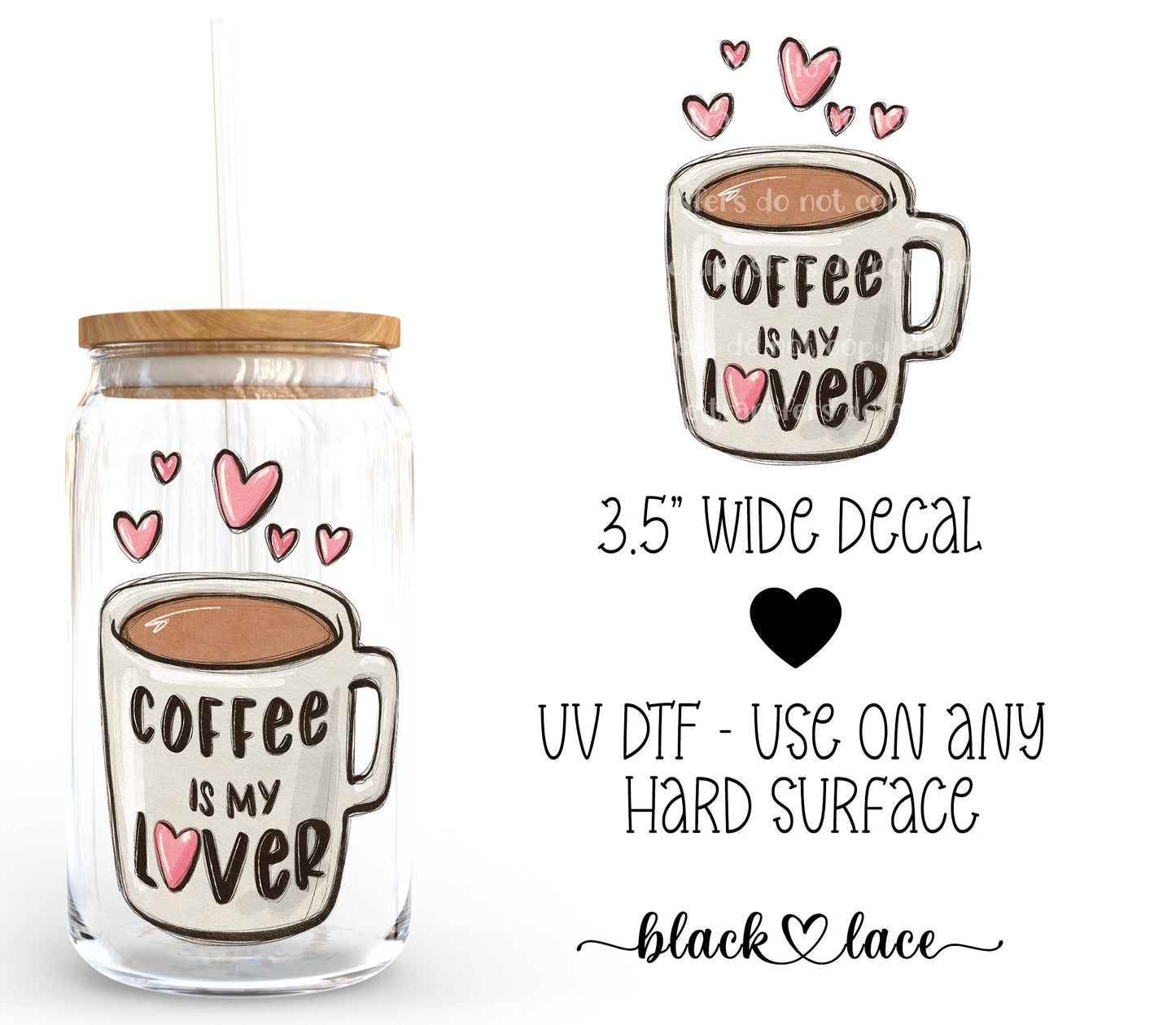 Coffee is my lover ~ Decal