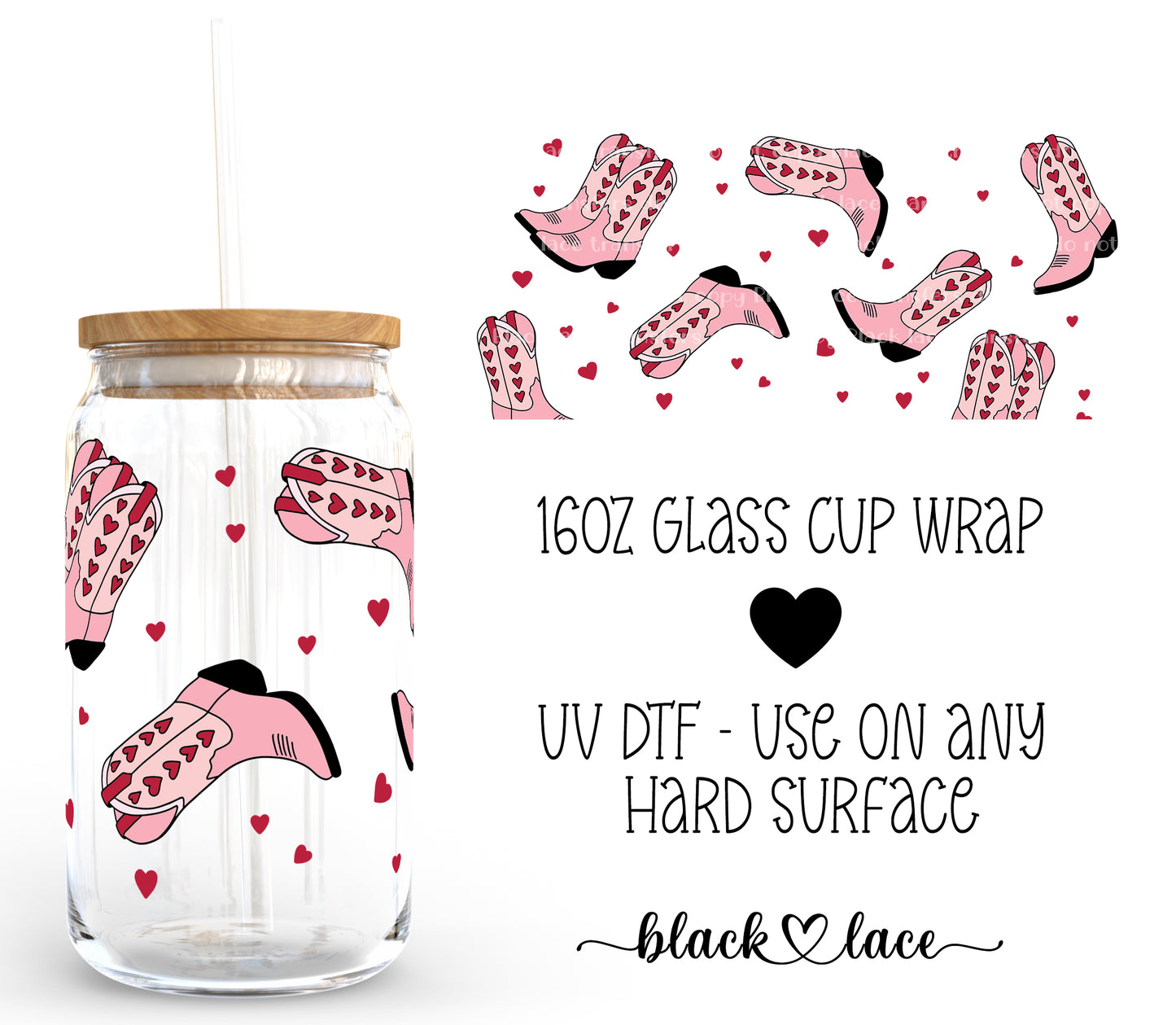 Country Love ~ 16oz cup wrap