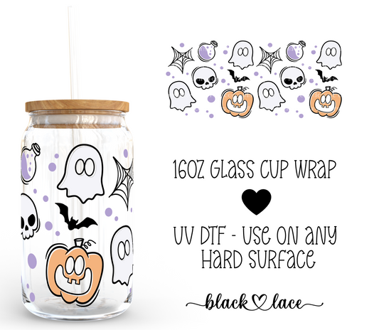 Cute Spell ~ 16oz cup wrap