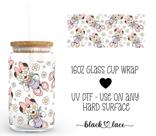 Daisy mouse ~ 16oz cup wrap