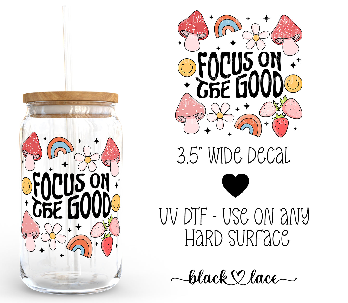 Focus on the good ~ Decal