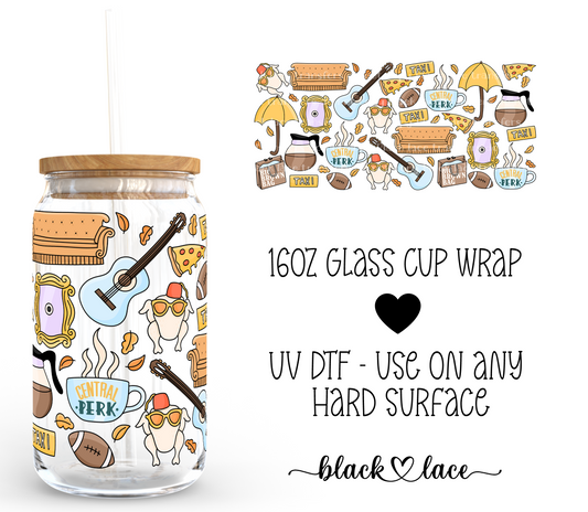 Friends ~ 16oz cup wrap