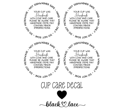 Cup Care Decals