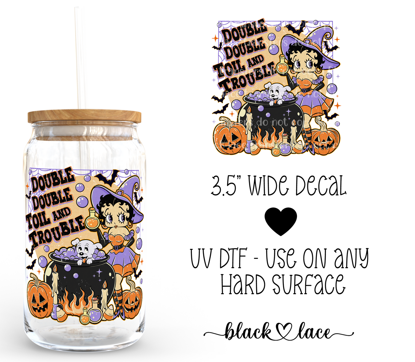 Halloween Betty ~ Decal