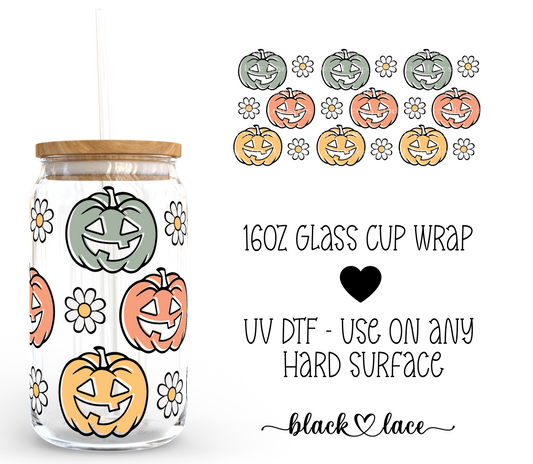 Happy Pumpkins ~ 16oz cup wrap