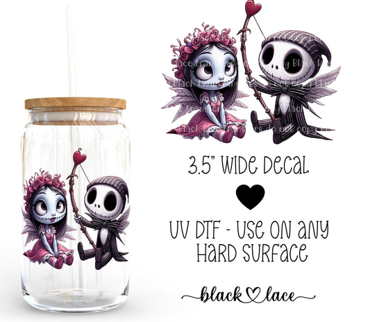 Jack & Sally Love ~ Decal