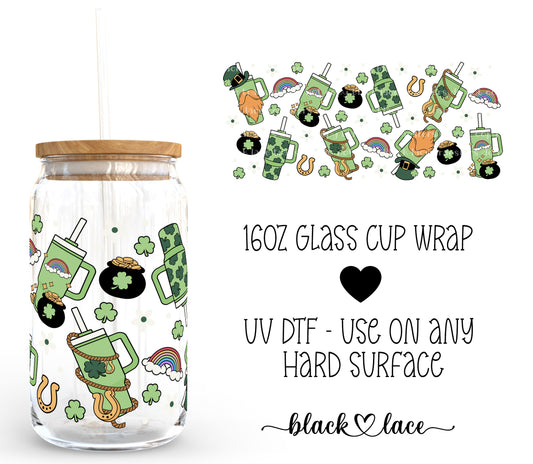 Lucky Obsessive Cup 2 ~16oz cup wrap