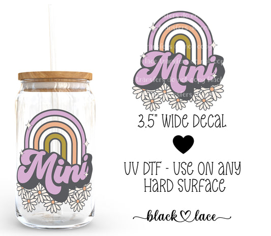 Mama Mini Purple Daisy ~ Decal