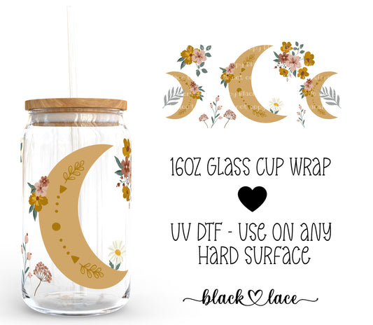 Moons ~ 16oz cup wrap