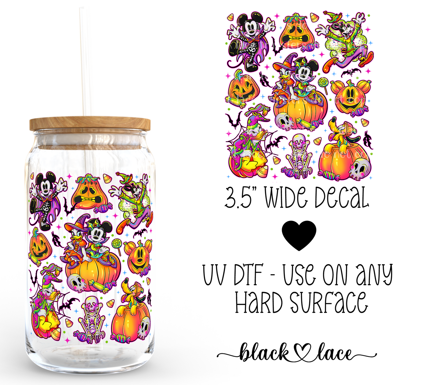 Mouse Friends Halloween ~ Decal