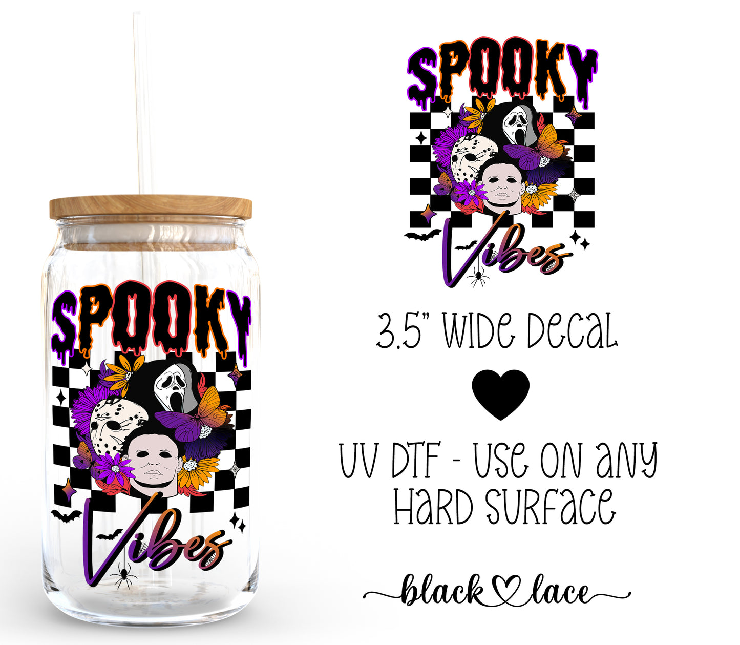 Spooky Vibes  ~ Decal