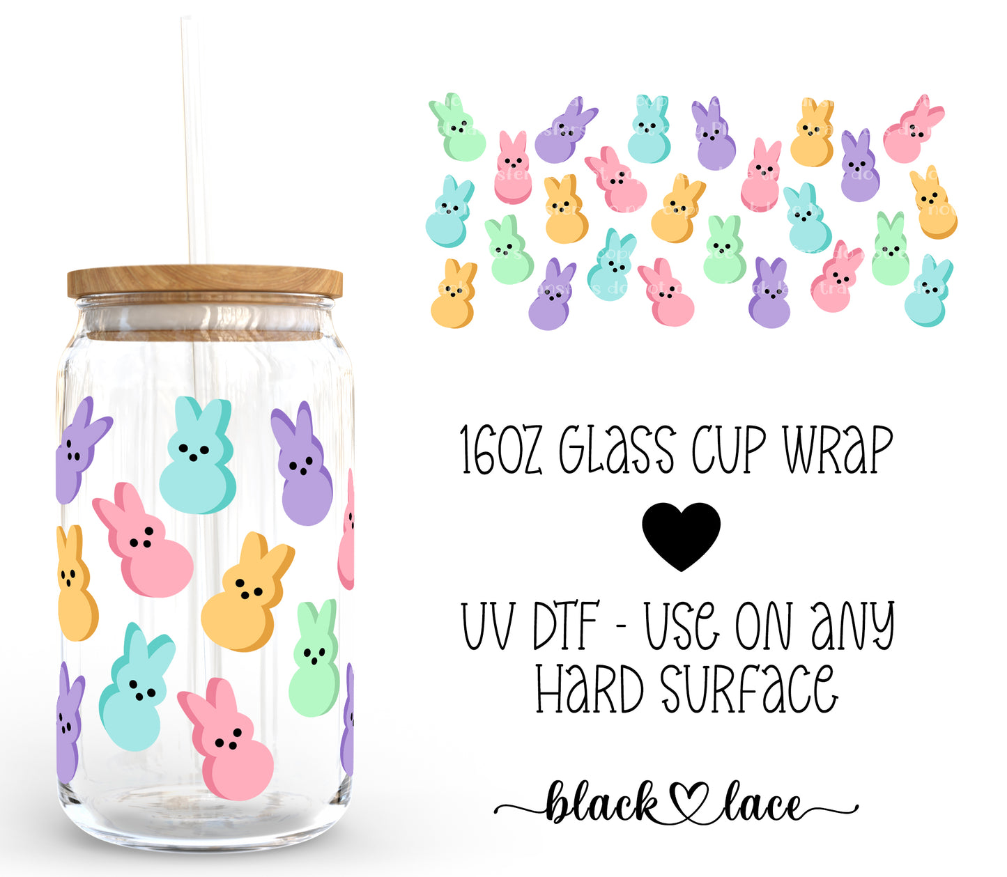 Peeps ~ 16oz cup wrap