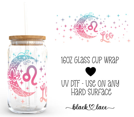 Leo ~16oz cup wrap