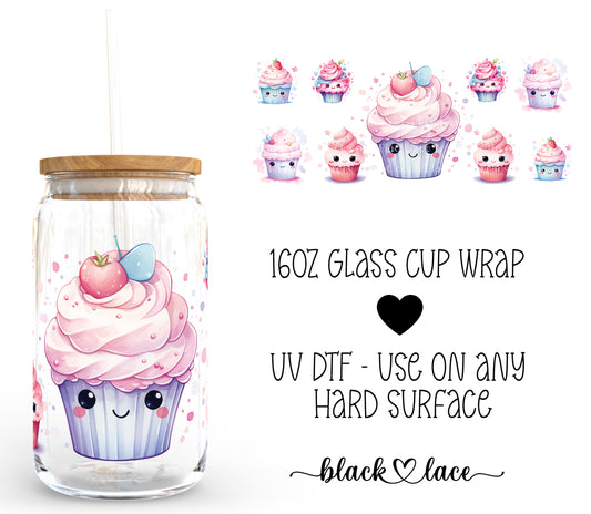 Cupcakes ~16oz cup wrap