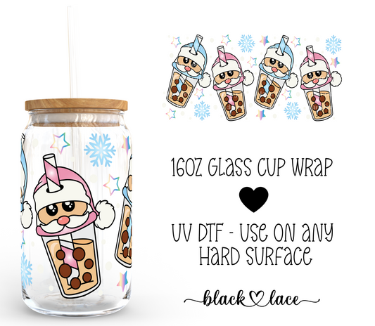 Santa Boba ~ 16oz cup wrap