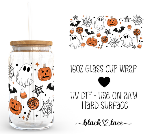 Spooky Things ~ 16oz cup wrap