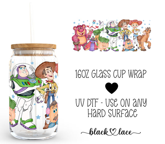 Toy Friends ~16oz cup wrap