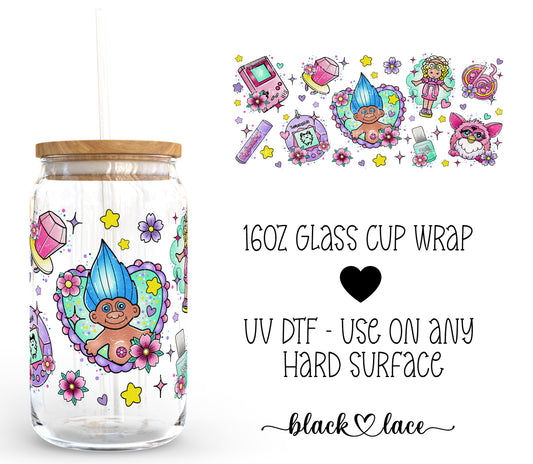 Trolls ~ 16oz cup wrap