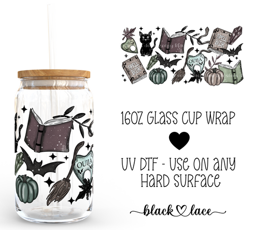 Witchy Spells ~ 16oz cup wrap