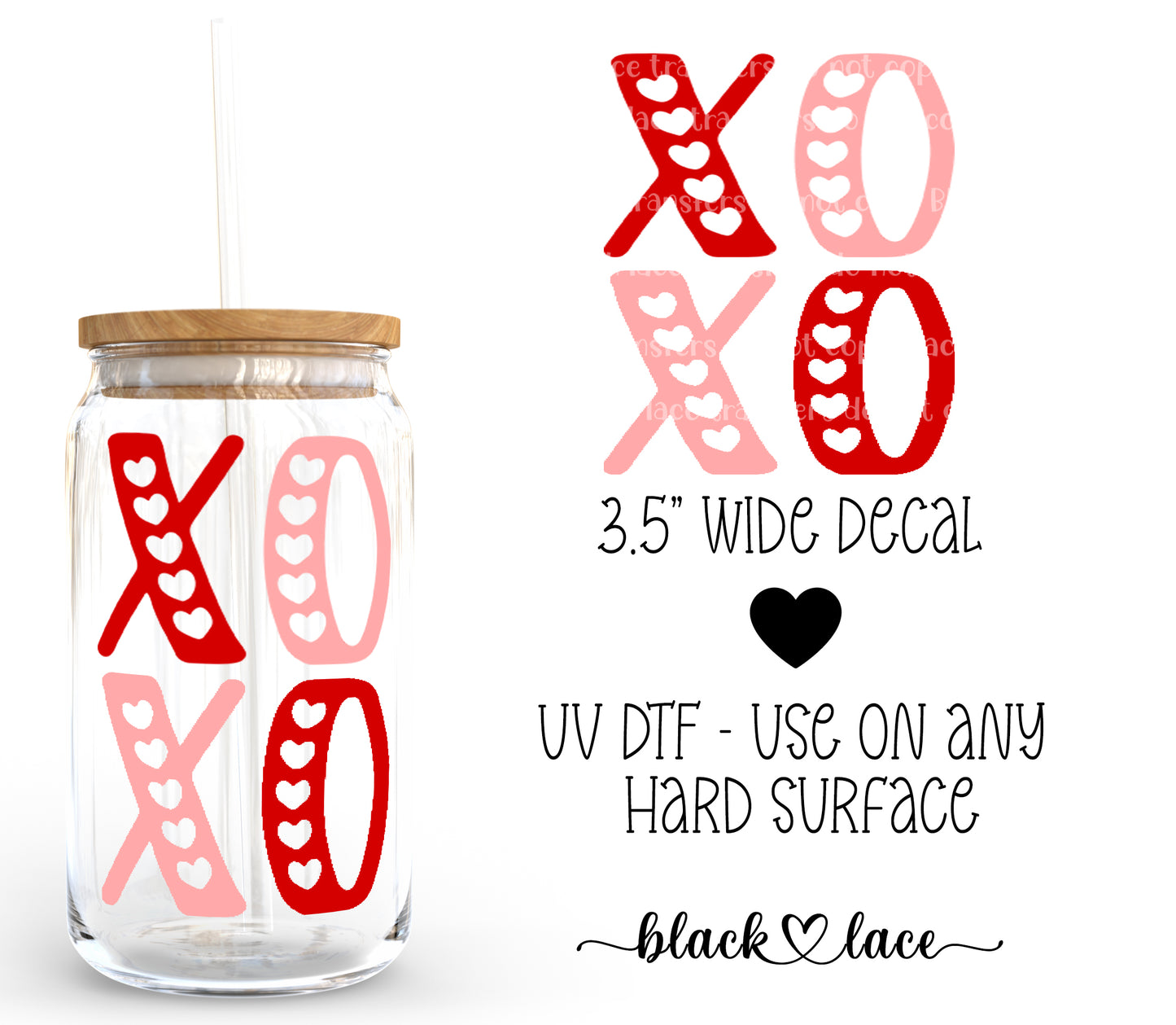 XOXO ~ Decal