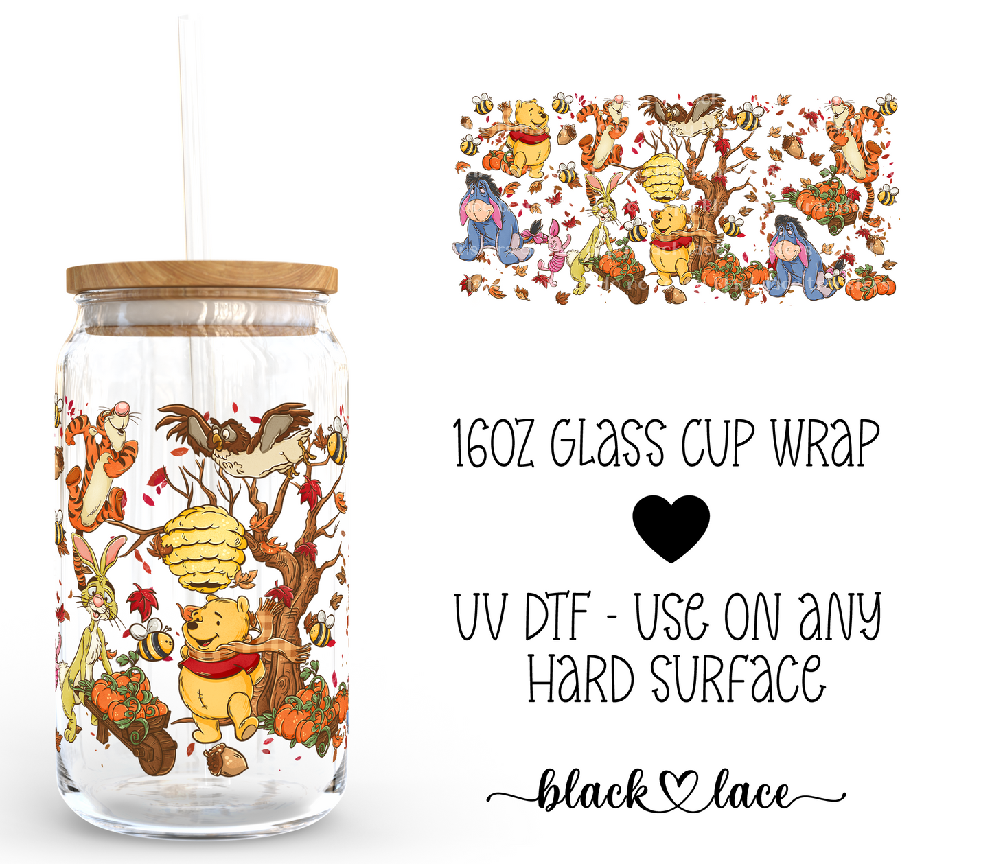 Oh Bother ~ 16oz cup wrap