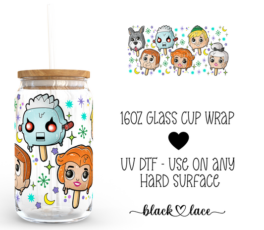 Popsicles Jetsons  ~ 16oz cup wrap